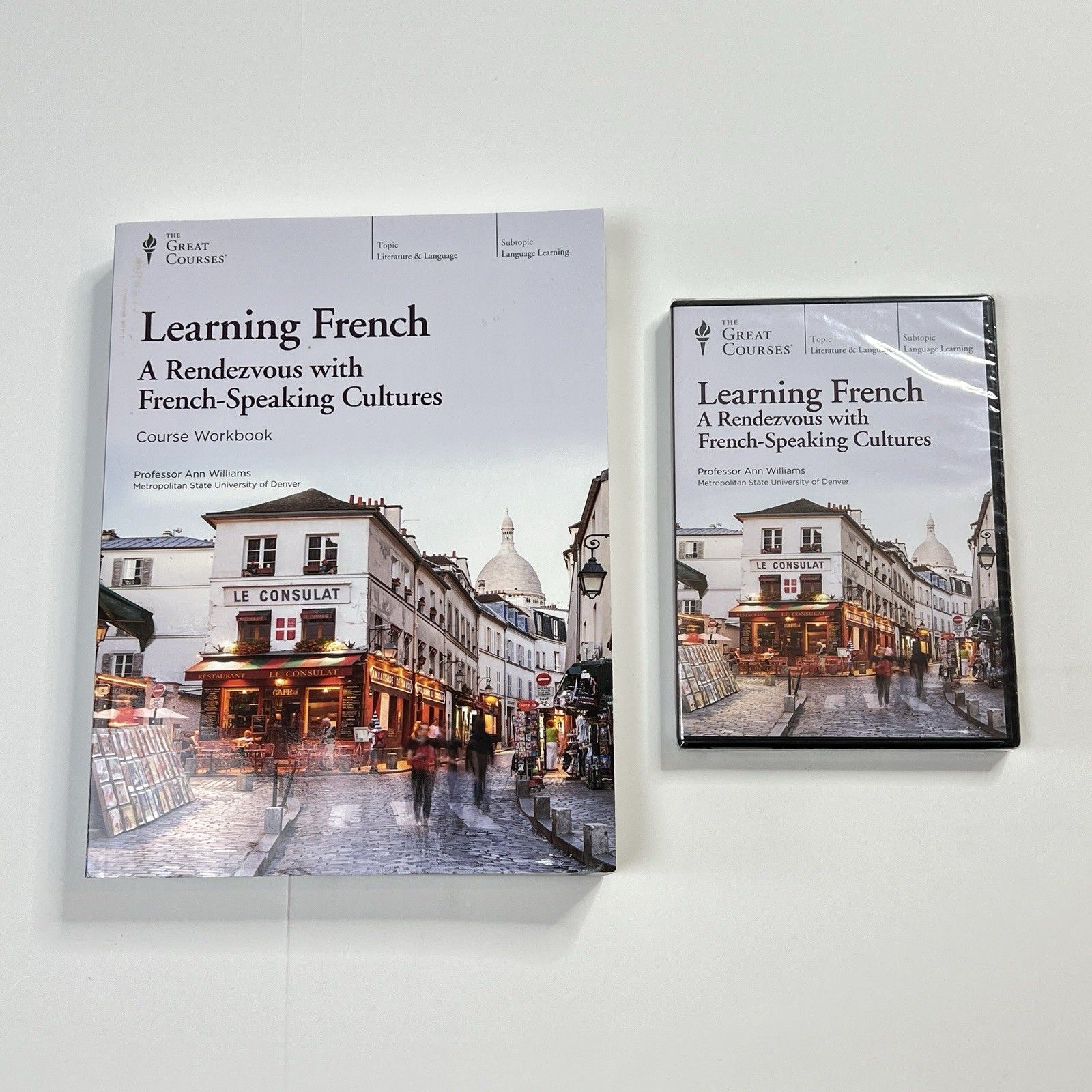 Great Courses Learning French A Rendezvous Speaking 6 DVD Set With Book New