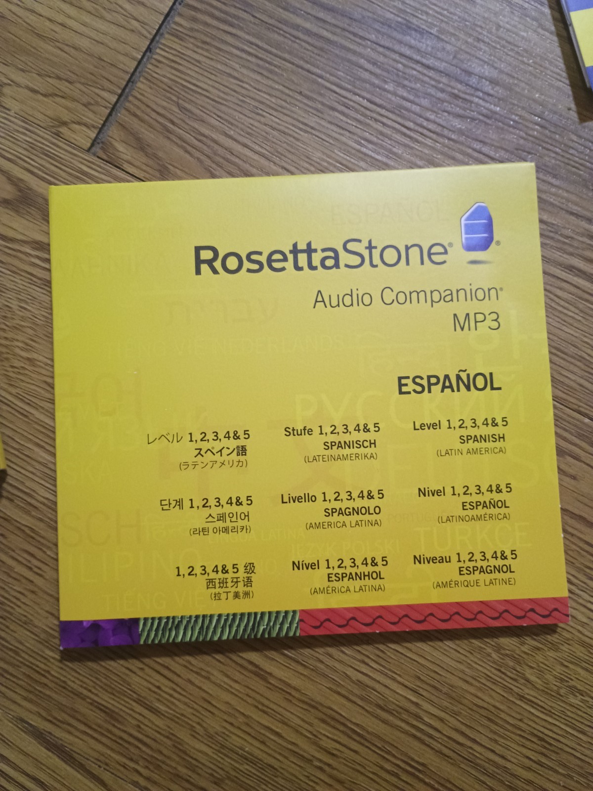 Rosetta Stone Spanish Levels 1, 2, 3 & 4 Box Set with Headset & Audio Companion