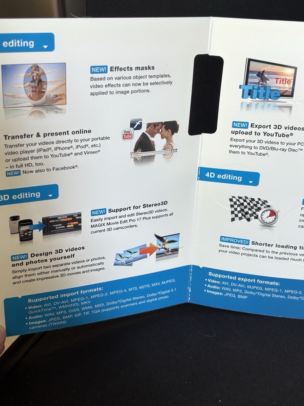 MAGIX Movie Edit Pro 17 Plus HD PC Video Editing Software New Open Box 2013 EDT.
