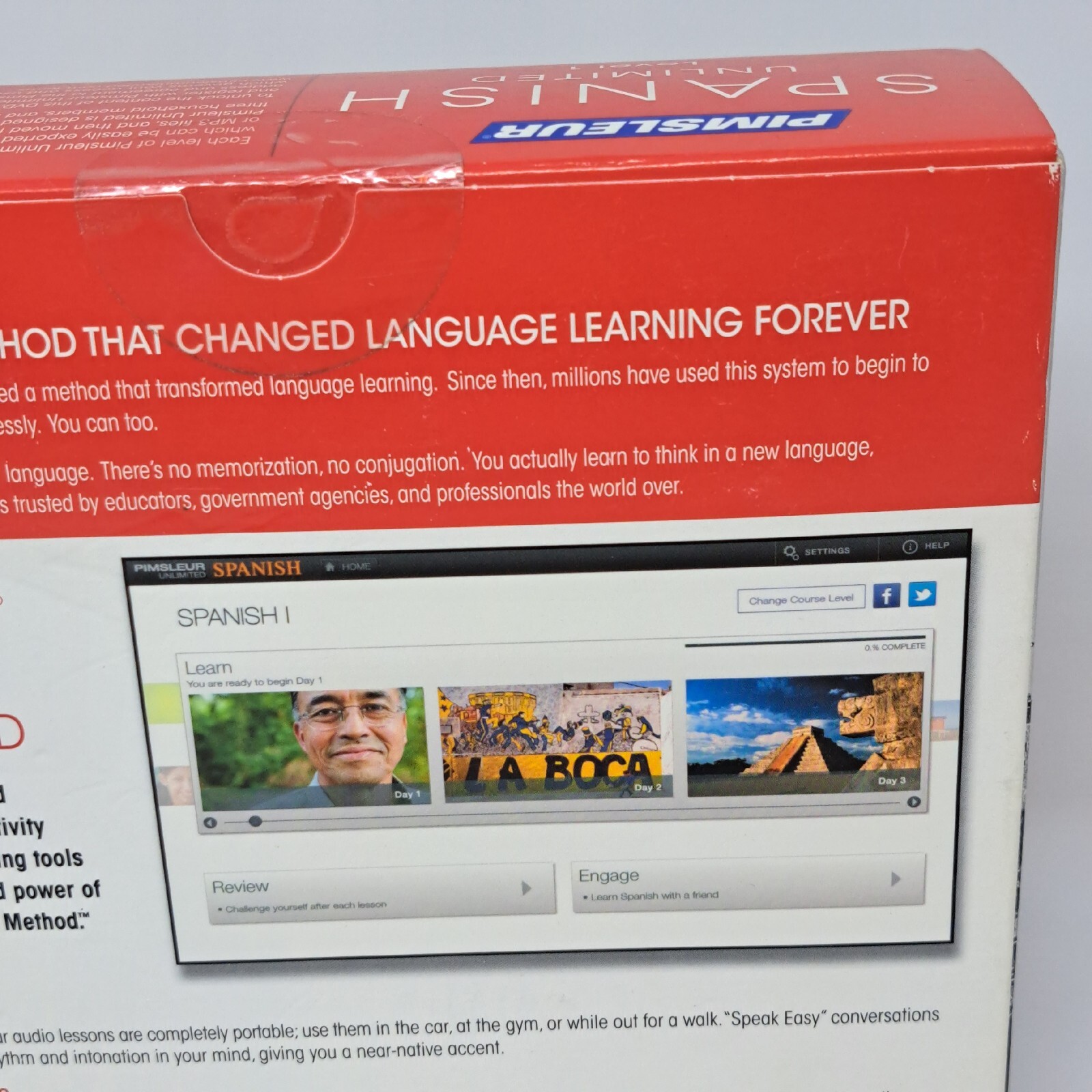 NEW Sealed Pimsleur Unlimited SPANISH Language Level 1 ***Read Description***