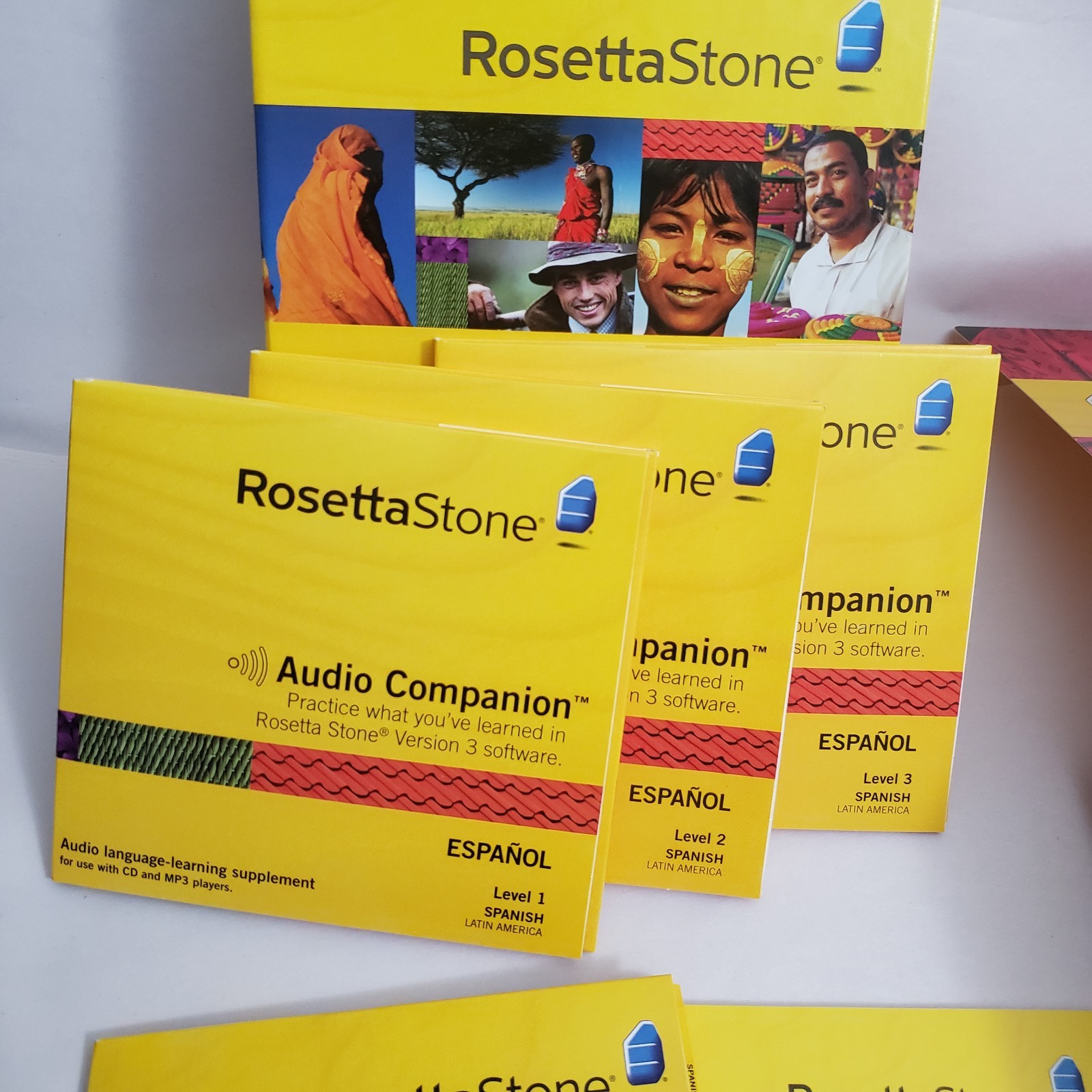 ROSETTA STONE ESPANOL Level 1, 2, & 3 Spanish Interactive Software CD’s