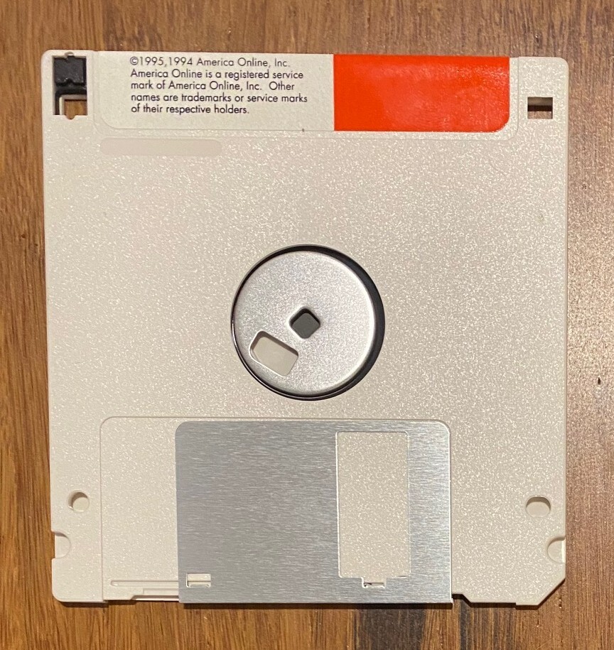 Version 2.5 America Online Program Disk for Windows 3.5″ Floppy Disk Vintage AOL