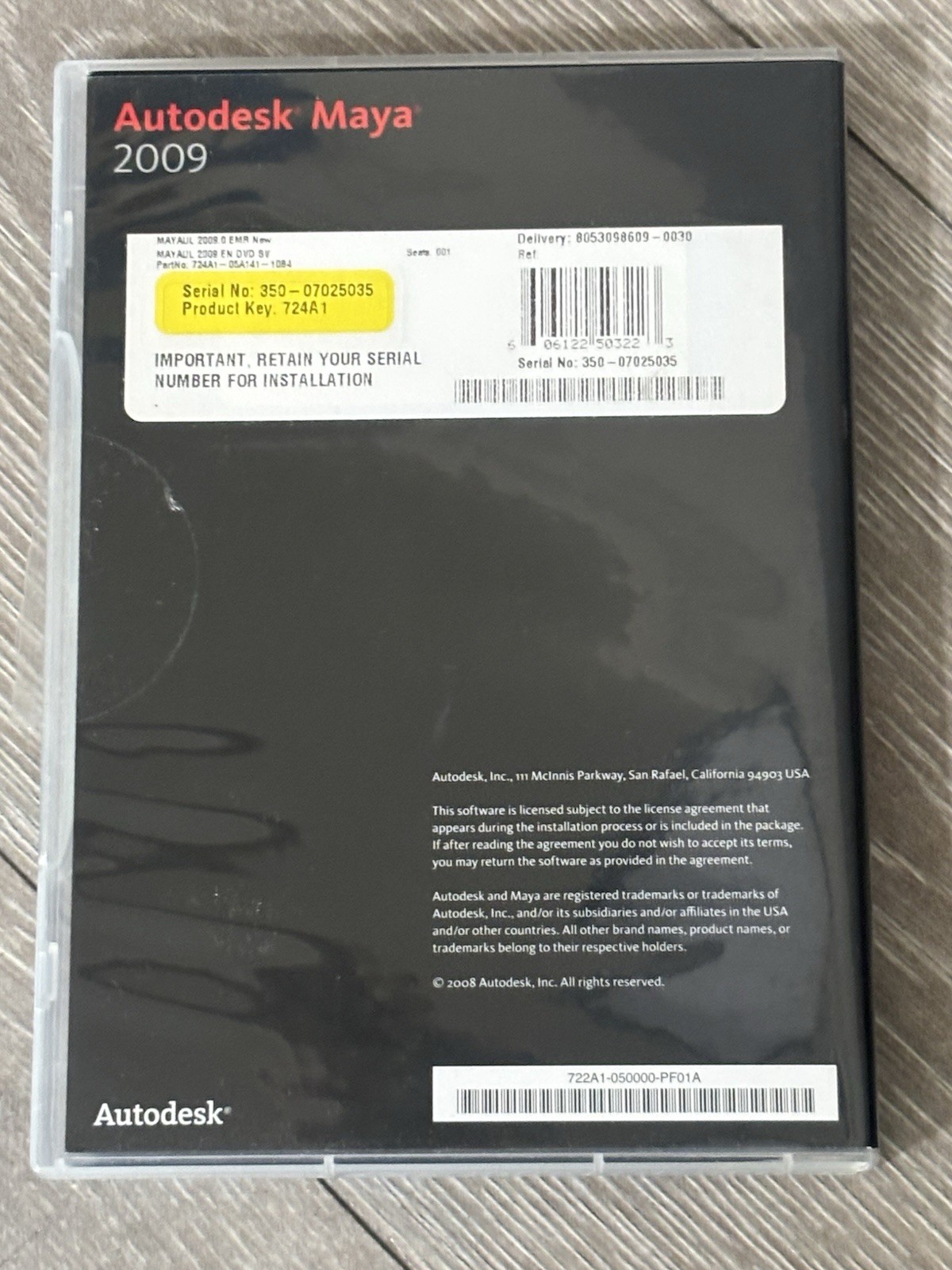 Autodesk 2009 PC DVD Toxik, Cleaner XL 1.5, Mudbox, MotionBuilder, Maya (OPEN)