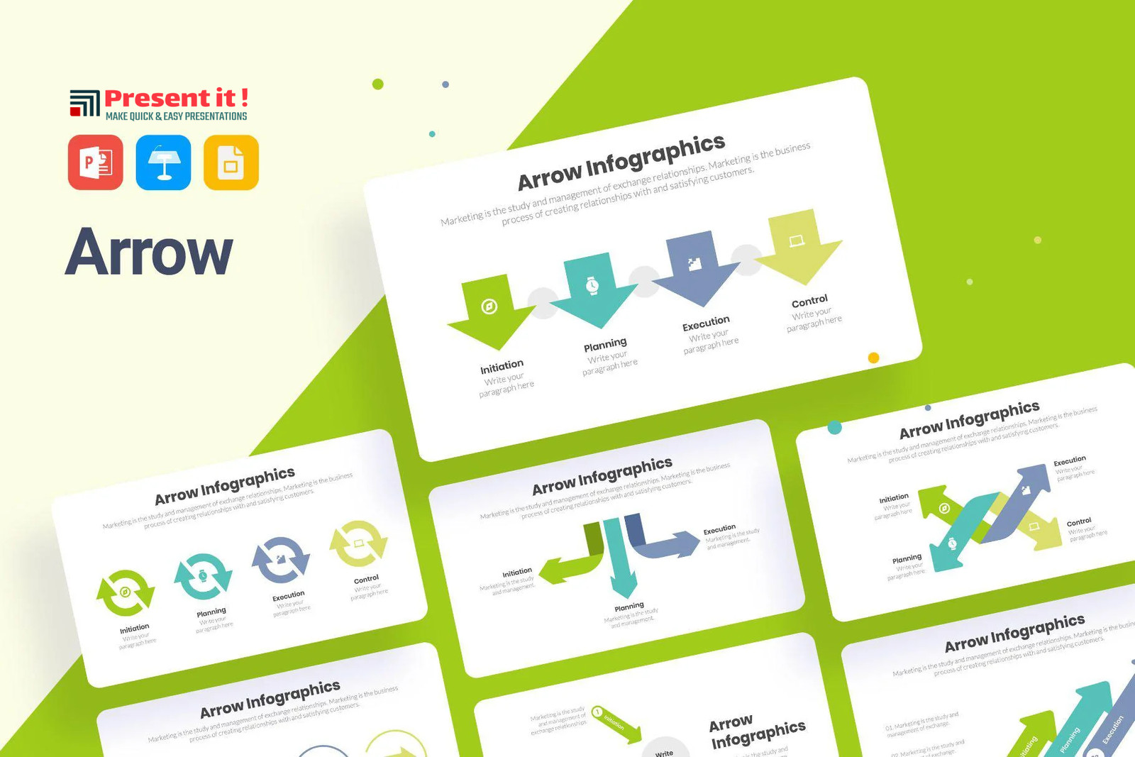 Arrow Infographic Templates
