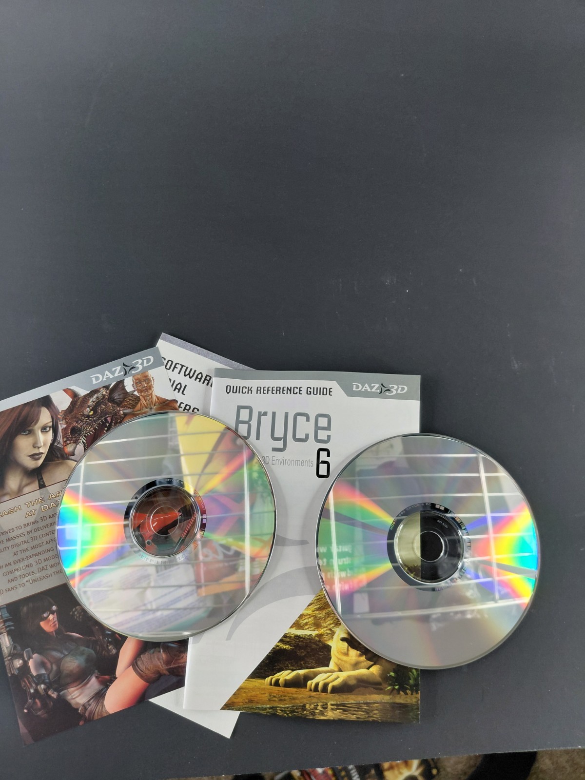 Bryce 6 Software 3D Graphics w/ Serial – Vintage Mac & Windows CD-Rom – DAZ 3D