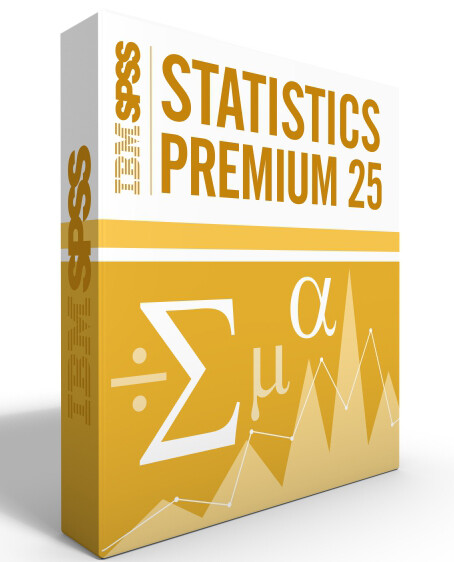 SPSS Statistics Grad Pack 25.0 PREMIUM-Windows or Mac – 12 month license