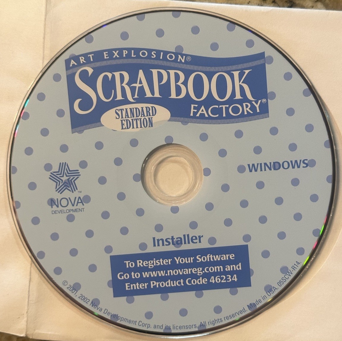 Nova Development Art Explosion Scrapbook Factory Standard Windows 2001,2002