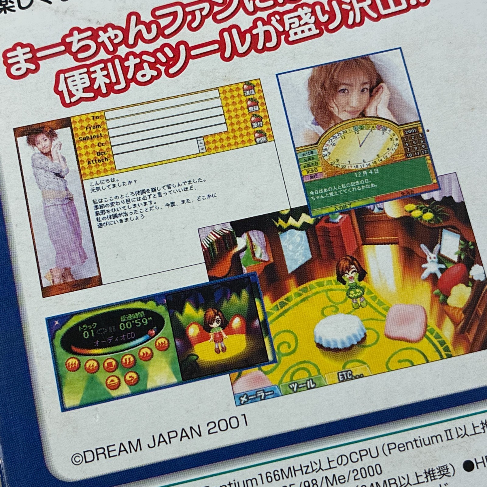 Dream Japan Mayumi Iizuka Strawberry Room Windows 95 Desktop Software Collection