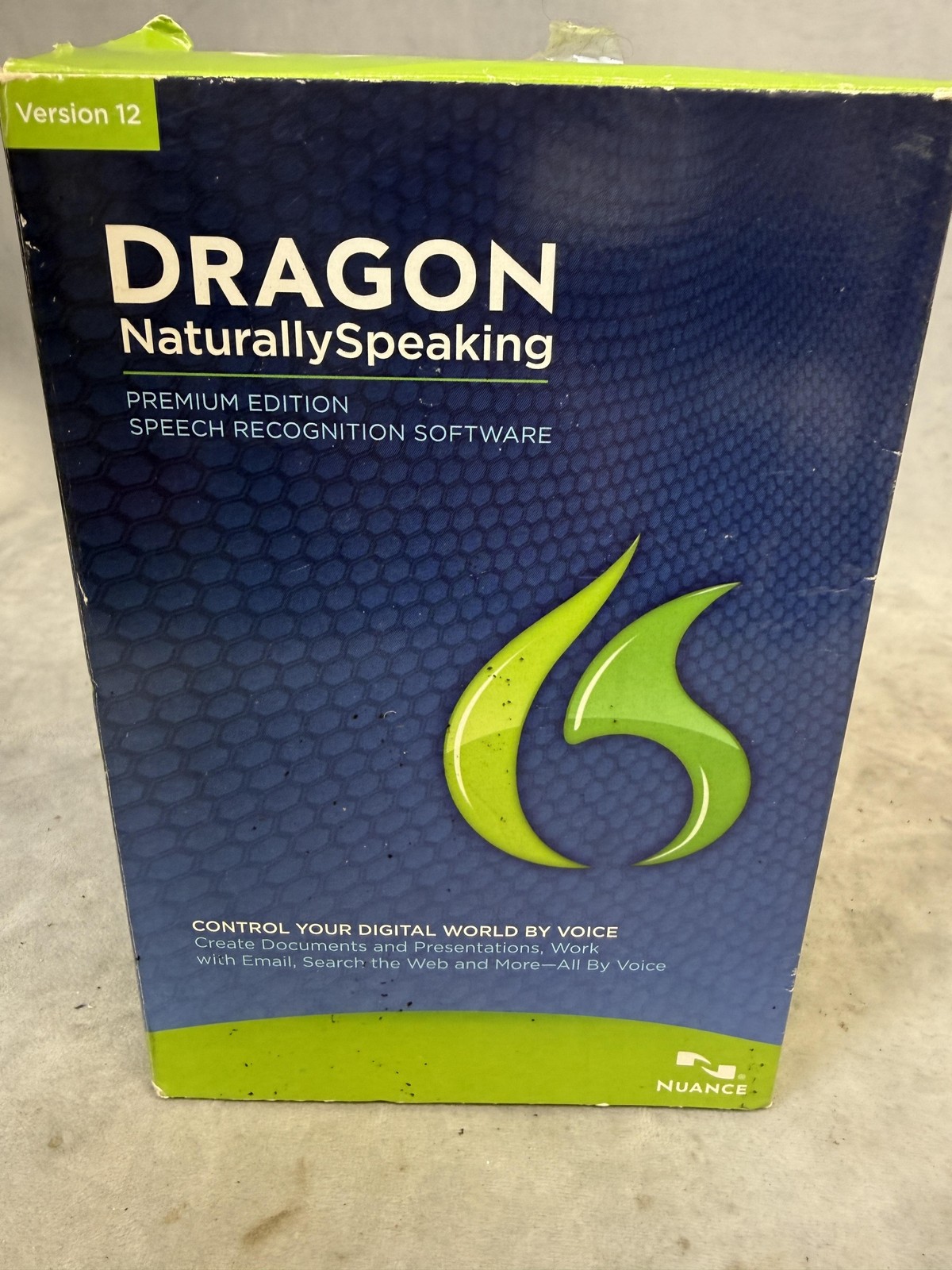 Nuance Dragon NaturallySpeaking 12 Premium Speech Recognition Software DVD