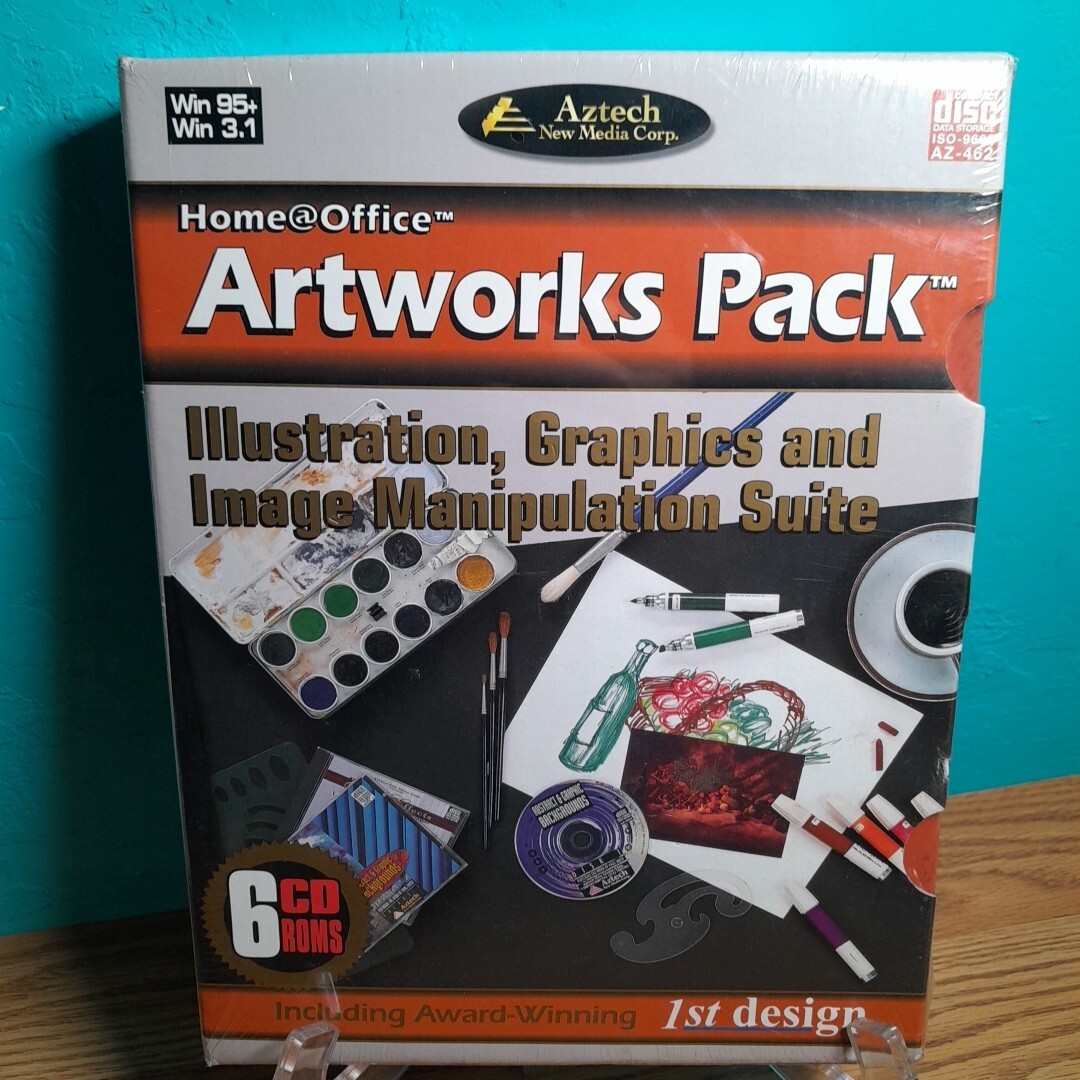 Aztech Artworks Pack Illustration Graphics And Image Manipulation Suite 6 CD ROM