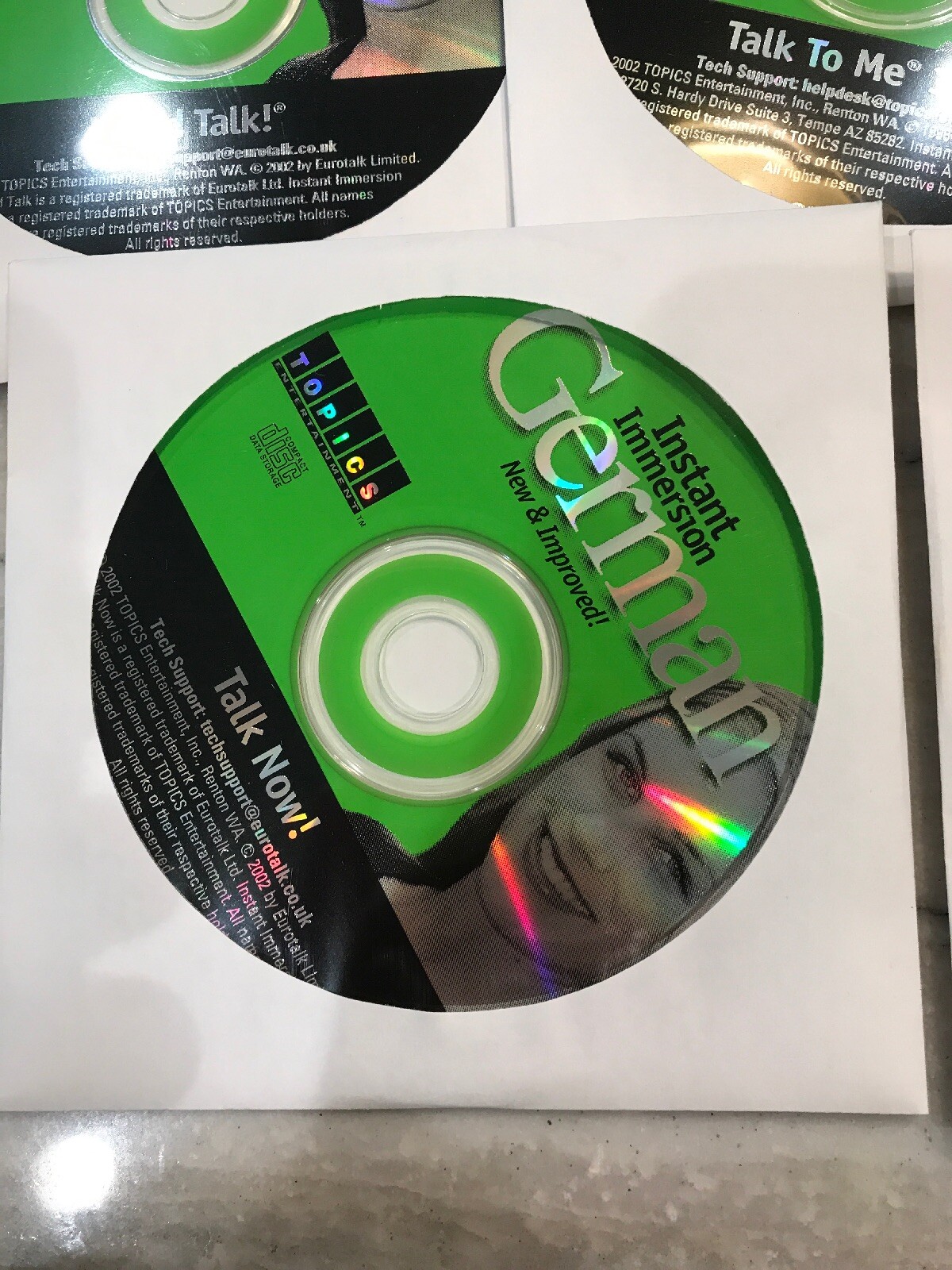 Topics Learn German Deluxe Edition Instant Immersion Euro Method 5 CD Set Green