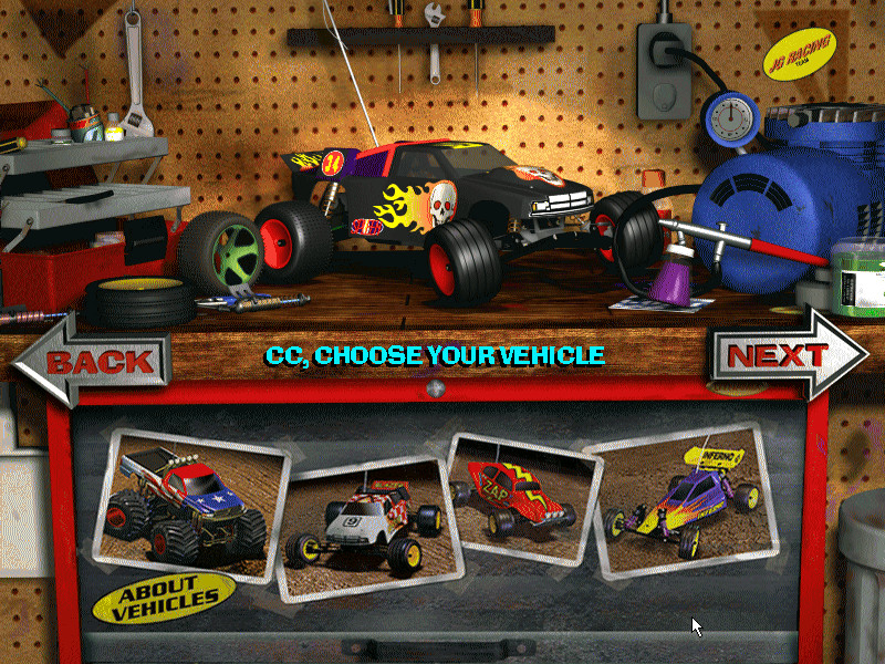 3D Ultra Radio Control Racers PC CD ROM Remote Control Car Track Racing Game