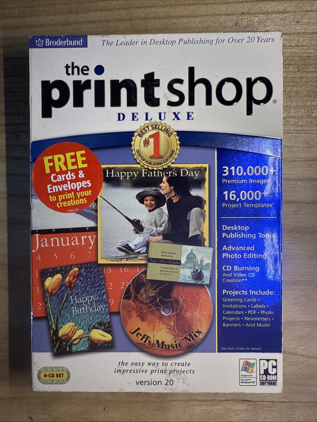Broderbund – The Printshop Deluxe Suite Version 20- Windows PC NEW
