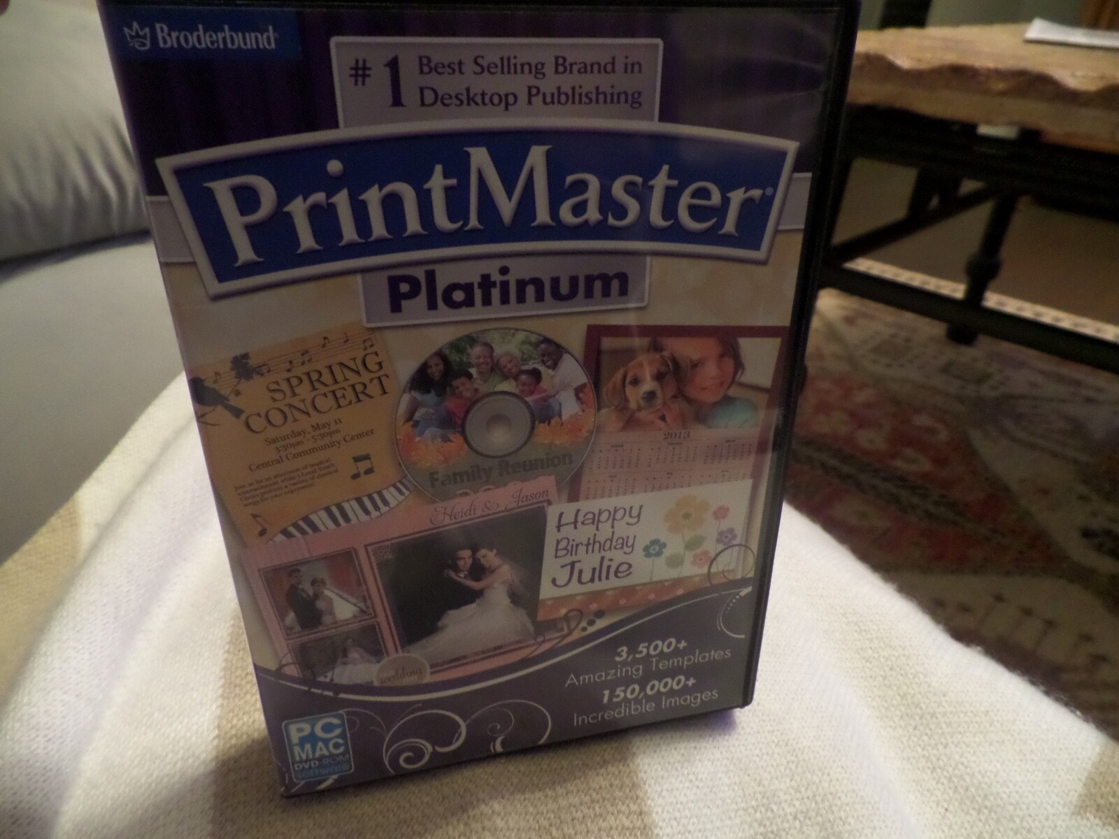 PRINT MASTER PLATINUM DVD-ROM PC & MAC 3,500+ AMAZING TEMPLATES
