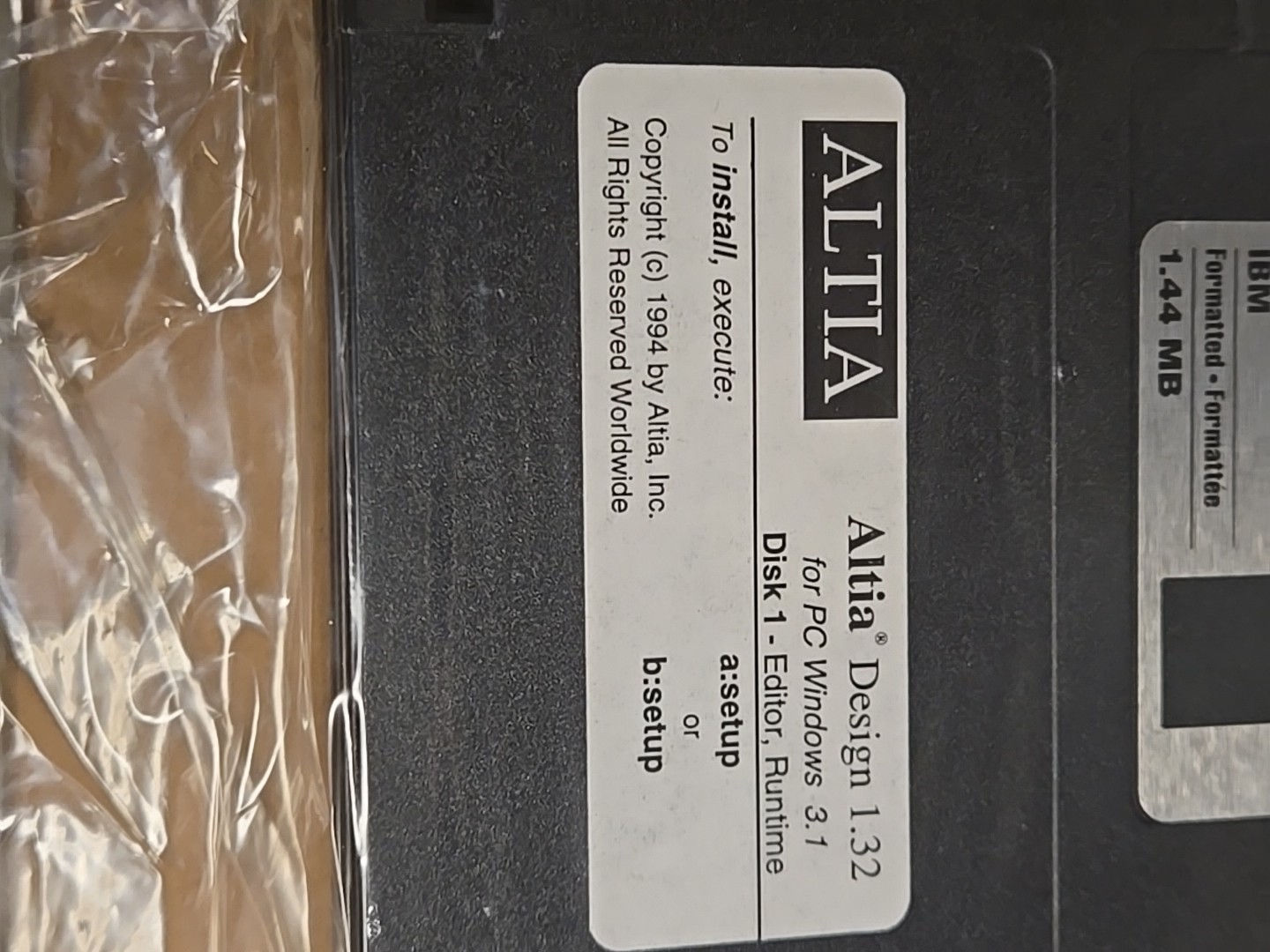 Vintage Rare High Density 3M IBM Formatted 1.44 MB Floppy Disk 1-4 New