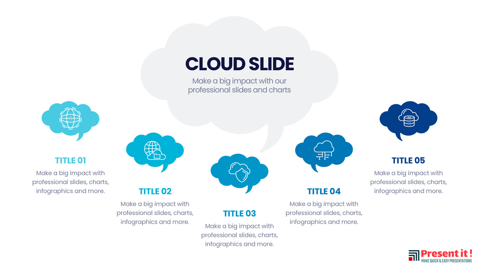 Cloud Infographic Slides Templates