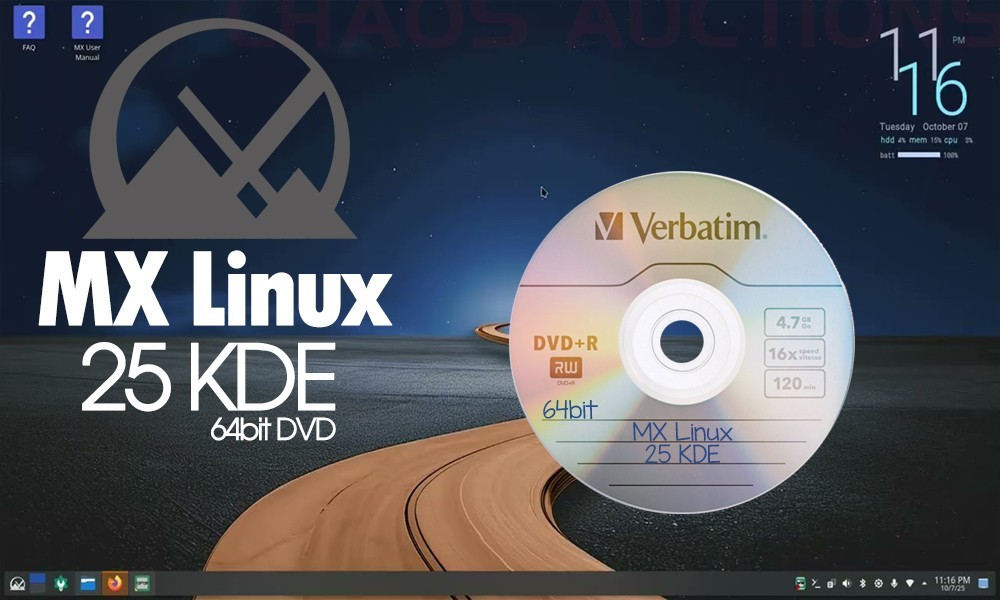 MX Linux 19.4 LINUX INSTALL & LIVE DVDs 32bit & 64bit