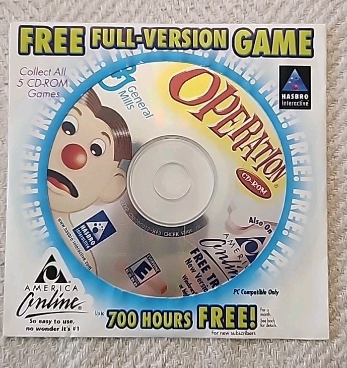 Vintage CD DVD-ROM ~ Jackie Chan Asteroids Pillsbury Goofy Shrek Clue AOL ~ NIP