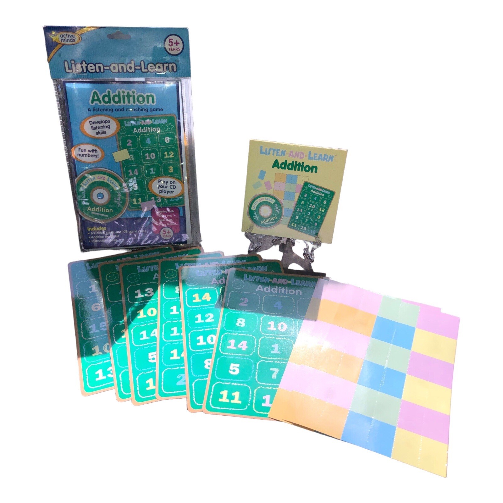 Listen & Learn Addition Educational Game Ages 5+ Fun with Numbers Active Minds