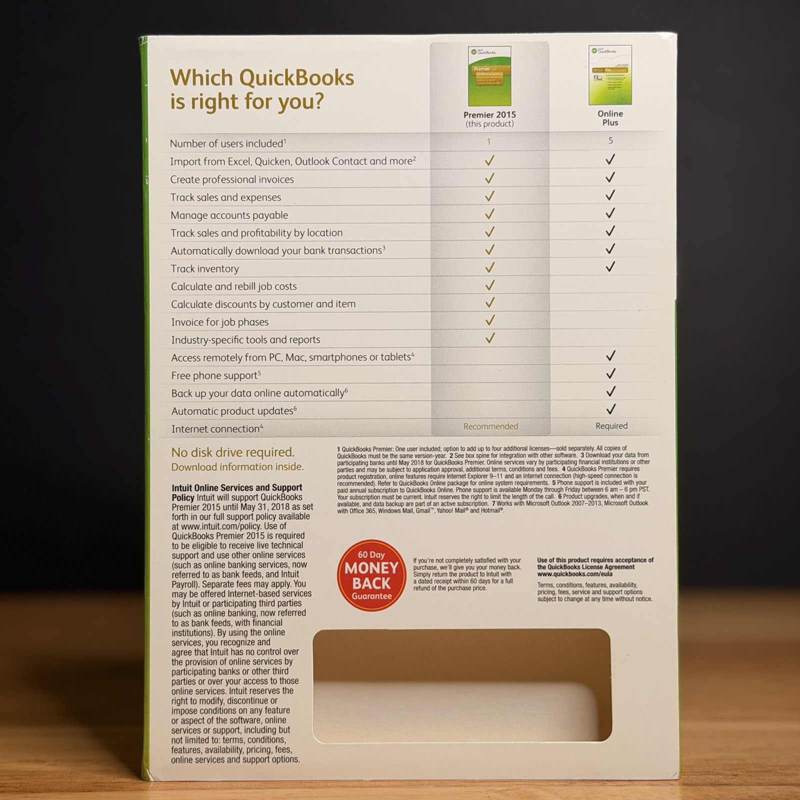 QuickBooks Desktop Premier 2015 Windows Accounting -NO SUBSCRIPTI0N- TESTED