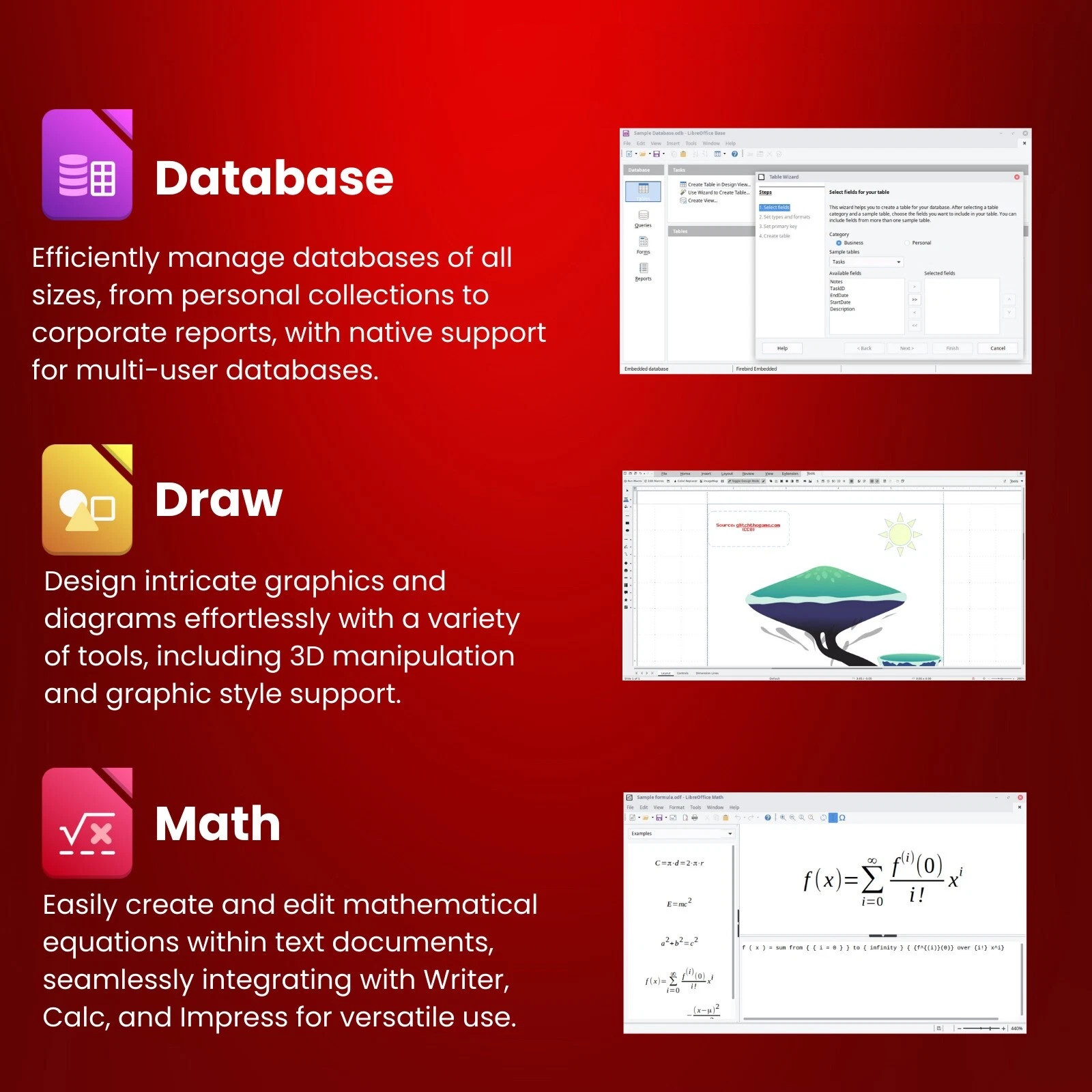 LibreOffice Software Suite 2026 for Windows – With Bonus 2.2k Fonts on USB