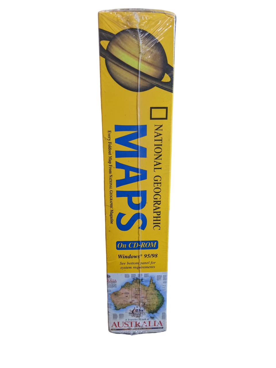 NATIONAL GEOGRAPHIC INTERACTIVE MAPS On 8 CD-ROMs Updated Ed. SEALED Free SHIP