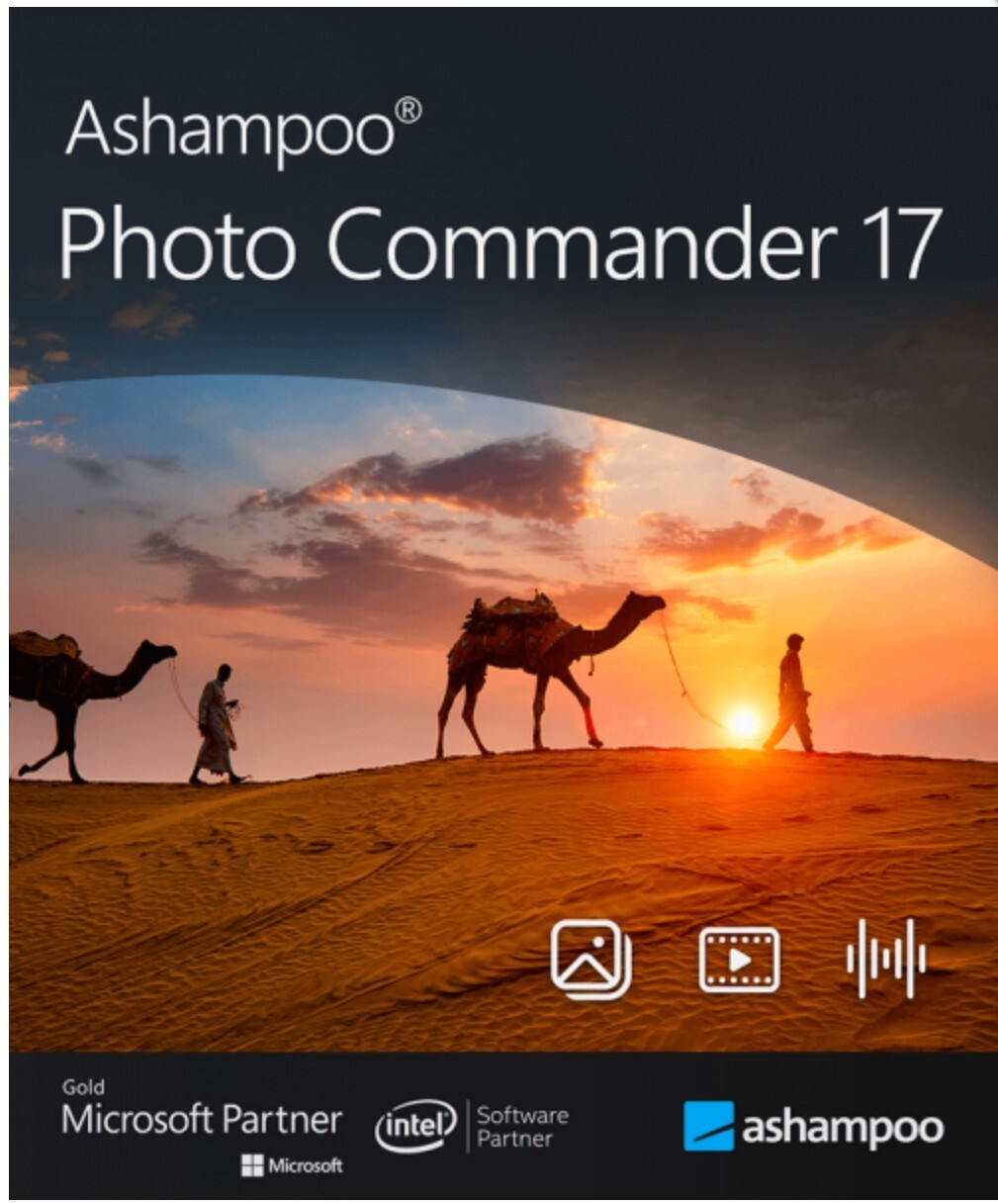 2x Ashampoo Photo Commander 17 – Lifetime for PC [Disc] or [4GB USB].