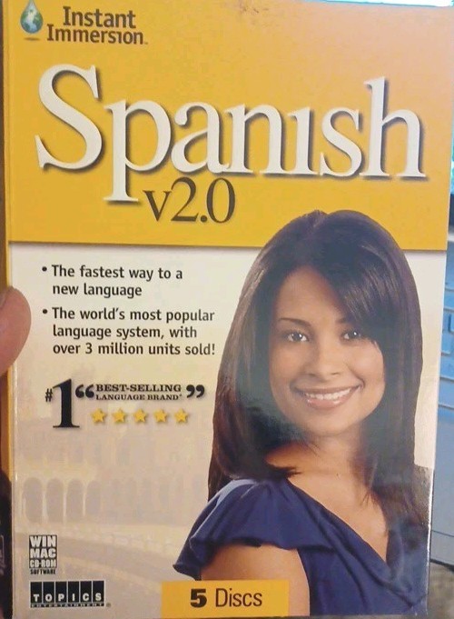 Instant Immersion Spanish Version 2.0 CD-ROM 5 Disc Set – Fastest Way To Learn!