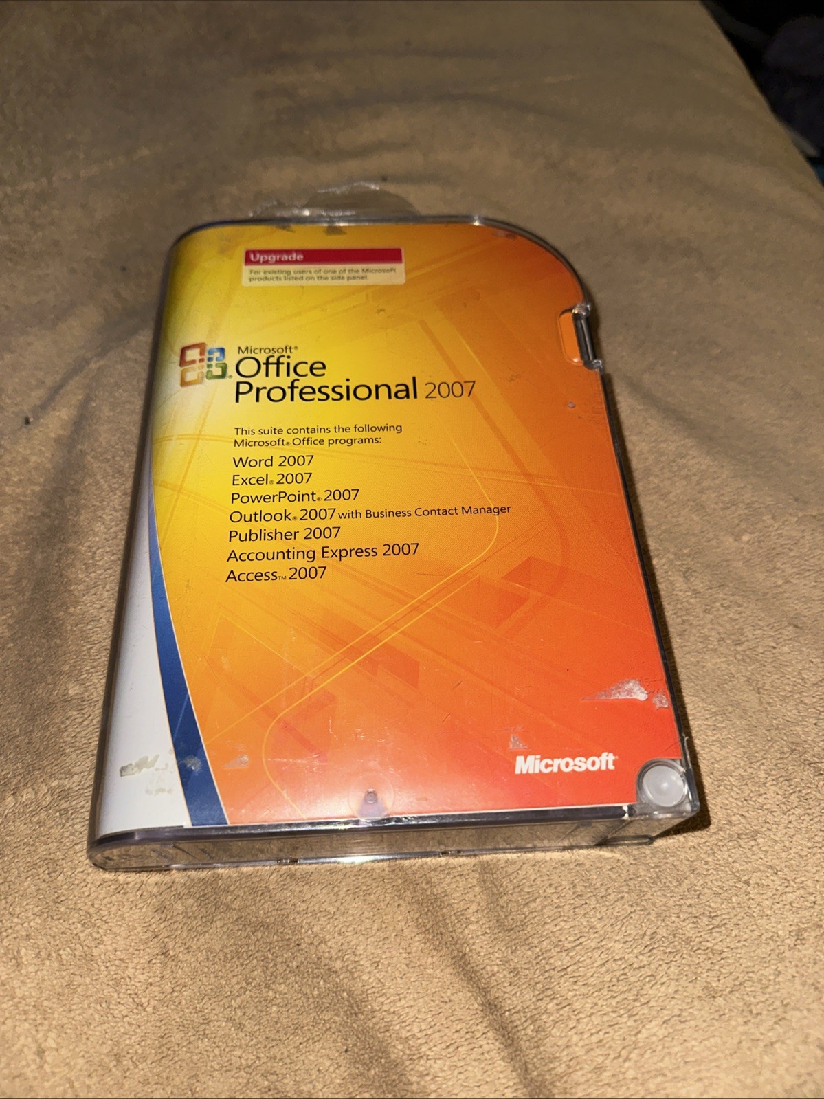 Microsoft Office Professional 2007 Upgrade With Product Key & Papers 269-11093