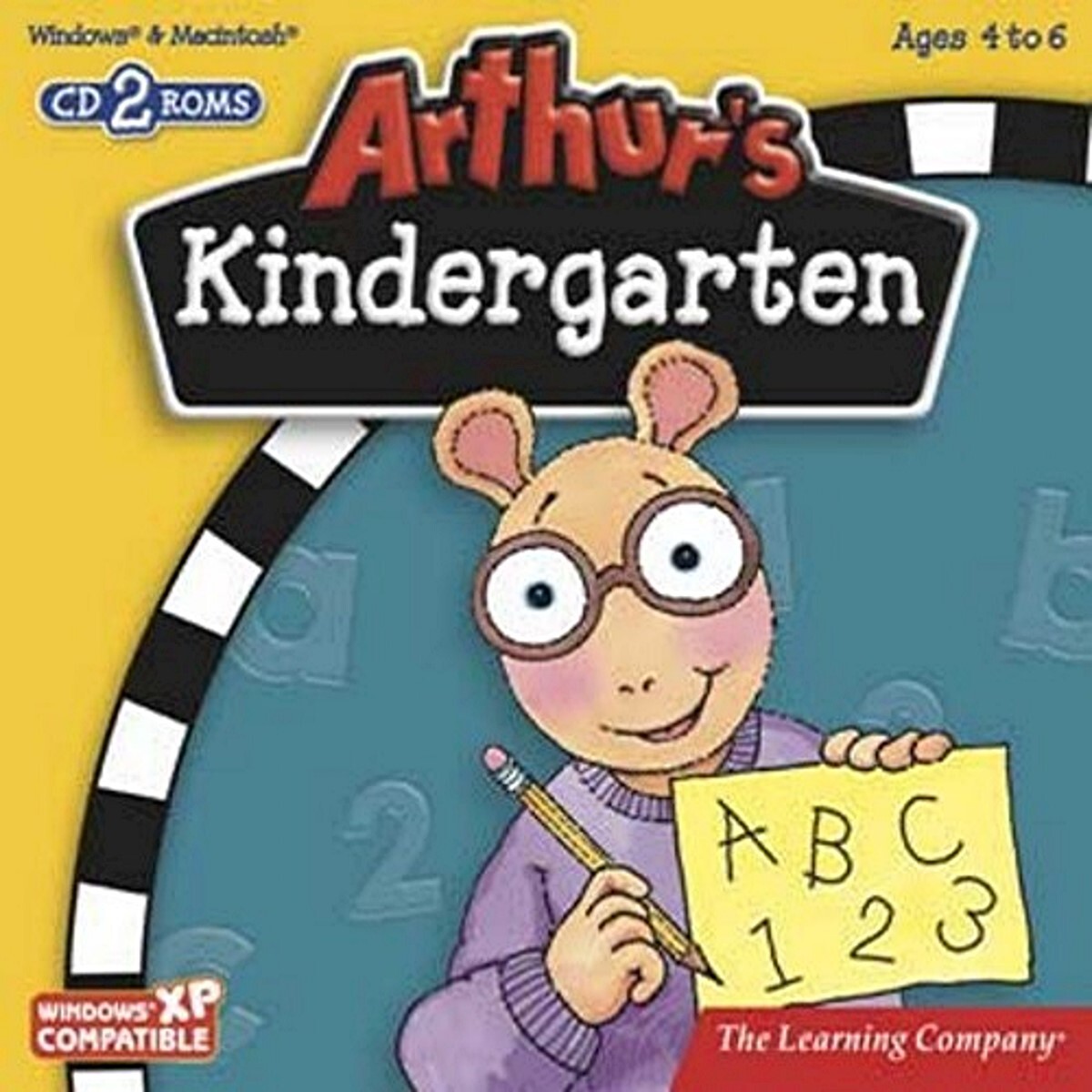 Arthur’s Kindergarten (2 Disc Set) Ages 4-6 The Learning Company New Sealed