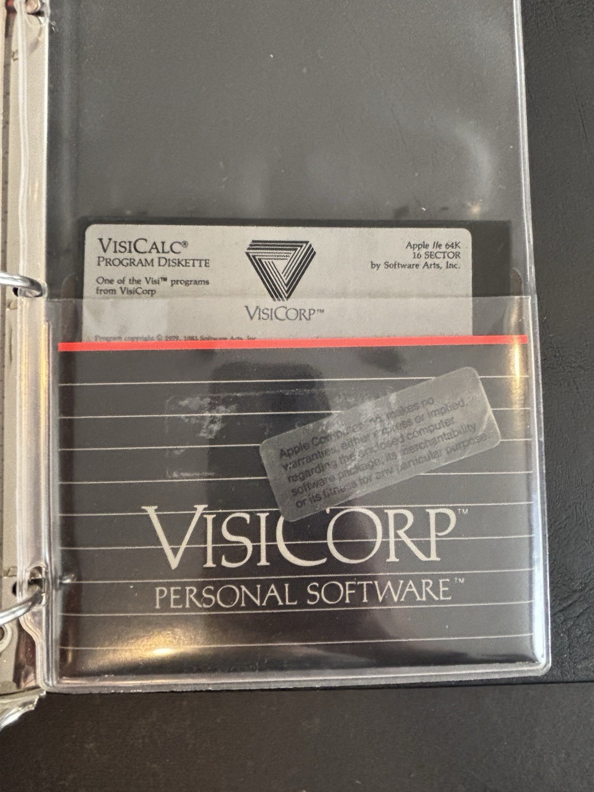 1982 VisiCorp Personal Software Complete W/ Disk For Apple IIe – Ships Free