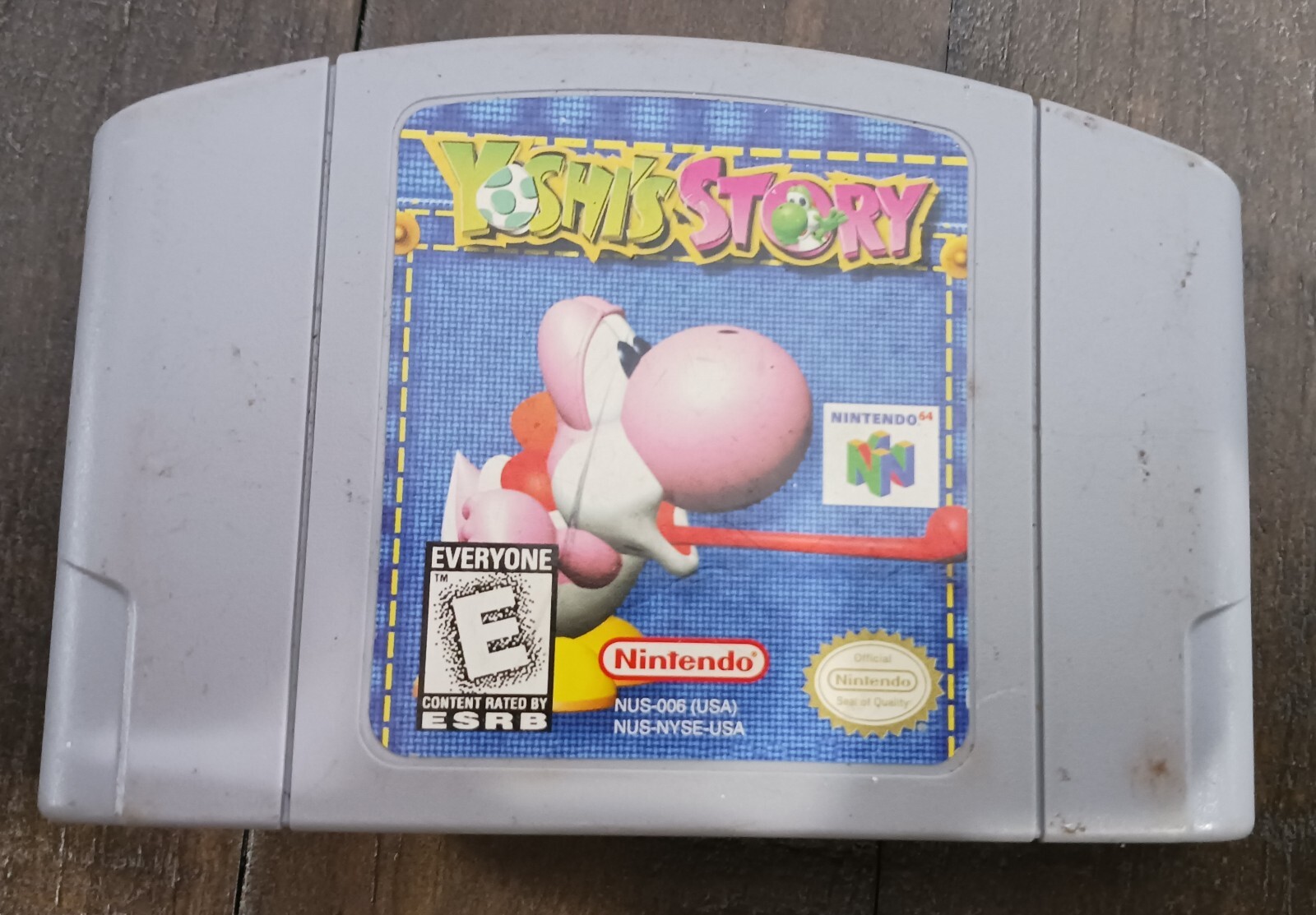 Yoshi’s Story (NINTENDO 64, 1997) Game Cartridge Yoshis Story