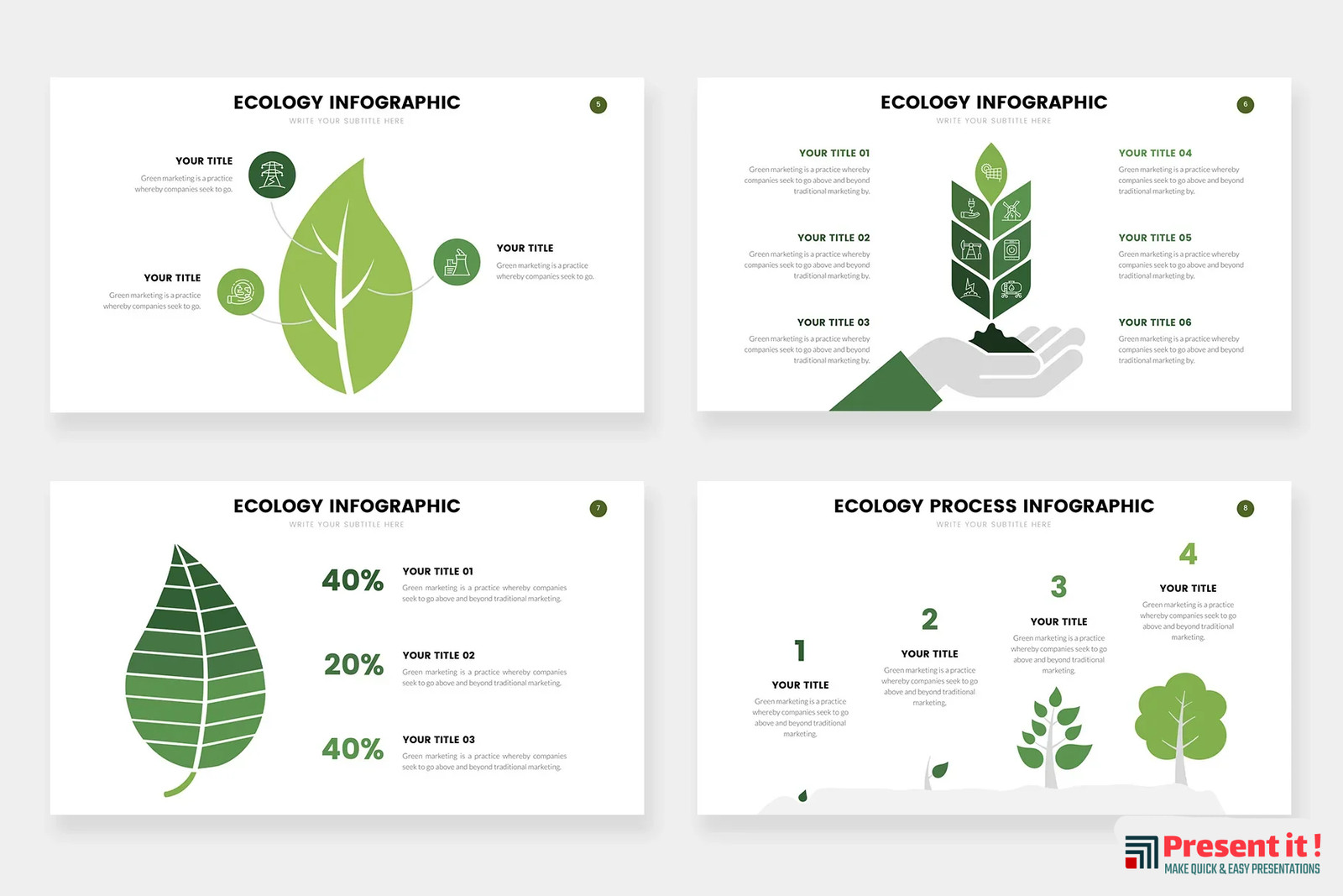 Ecology Infographics | Premium Templates