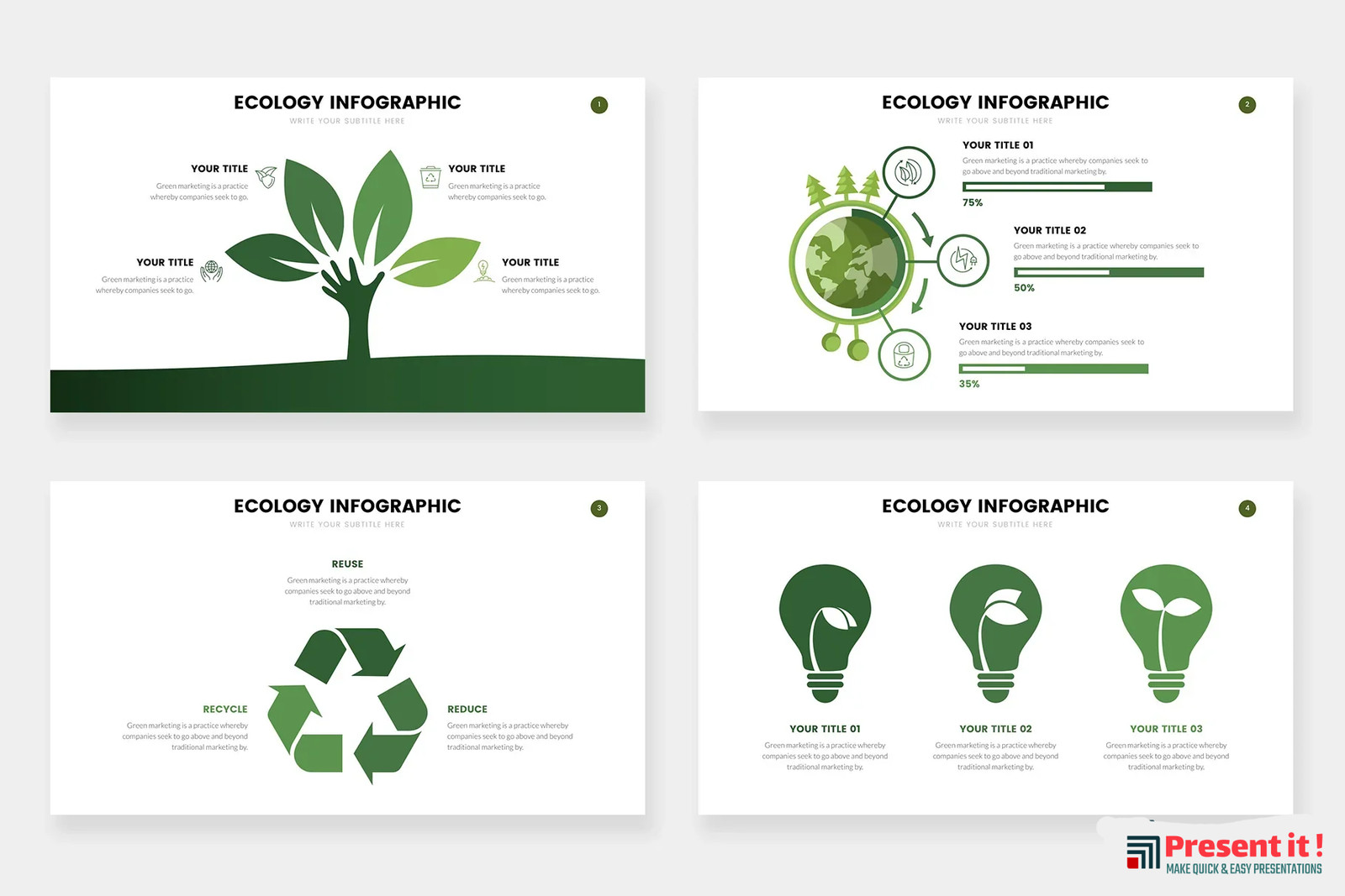 Ecology Infographics | Premium Templates