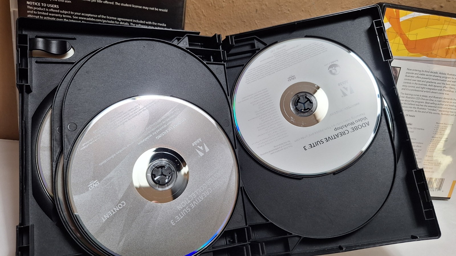 Adobe Creative Suite 3 Master Edition Lot! -Windows-No Serials Except Lighthouse