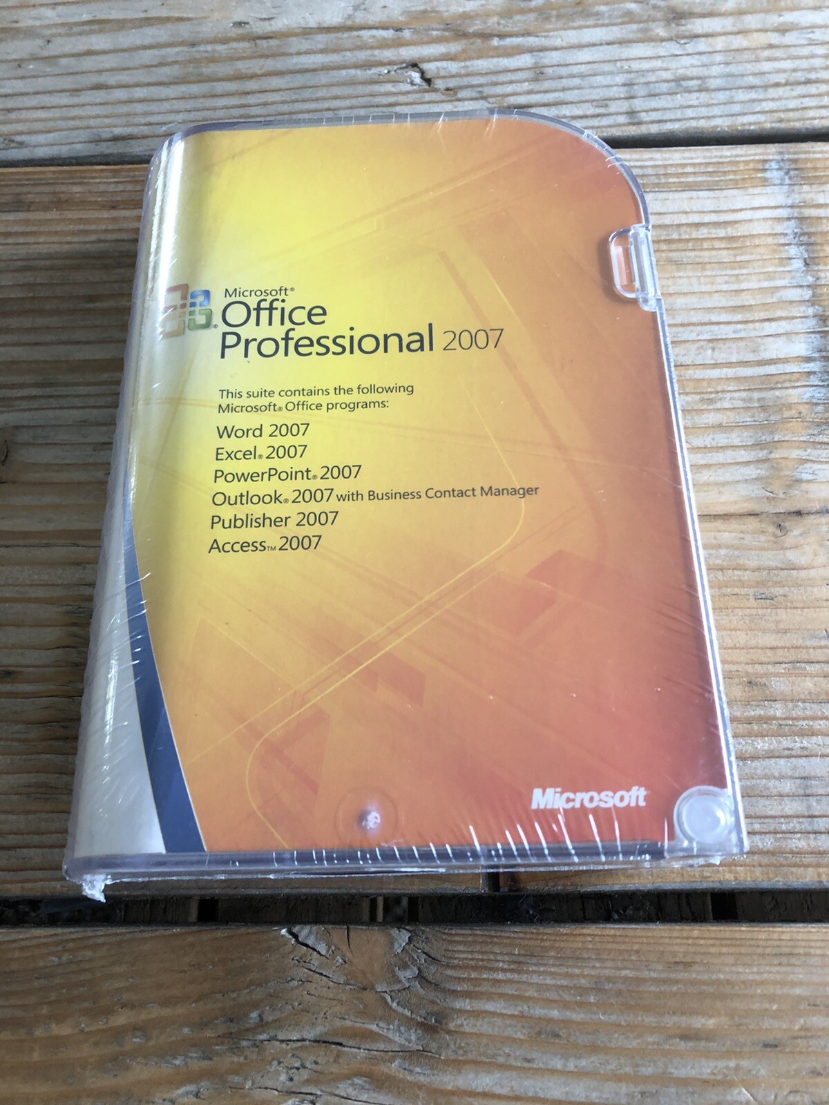 Microsoft Office Professional 2007, Retail, Englisch mit MwSt Rechnung
