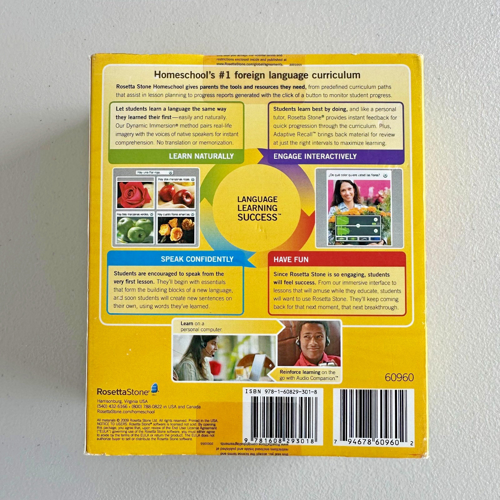 Rosetta Stone Spanish Español Level 1-5 Audio Companion CD Software NEW SEALED