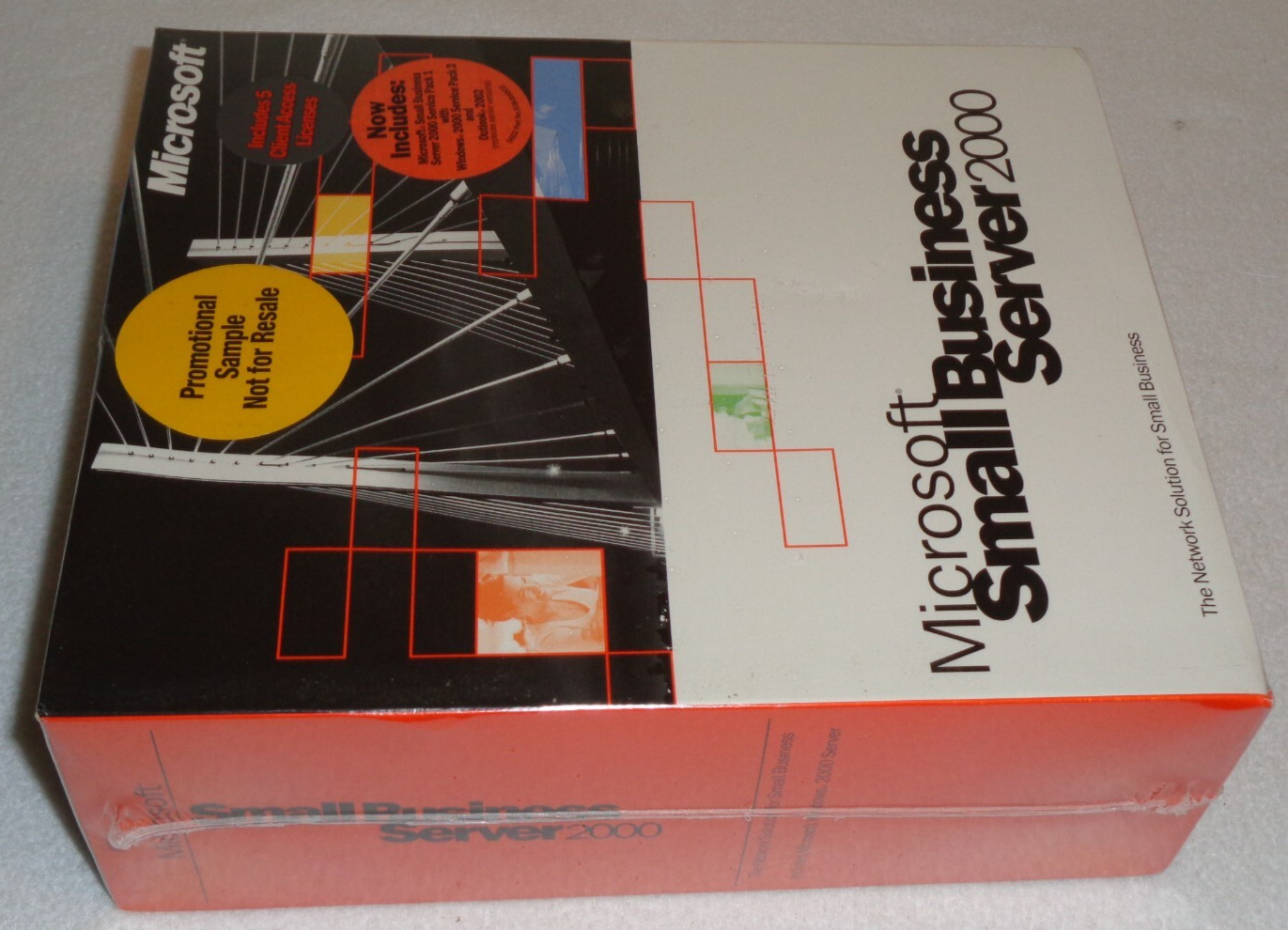 Microsoft Small Business Server 2000 Network Solution Rare Brand New & Sealed