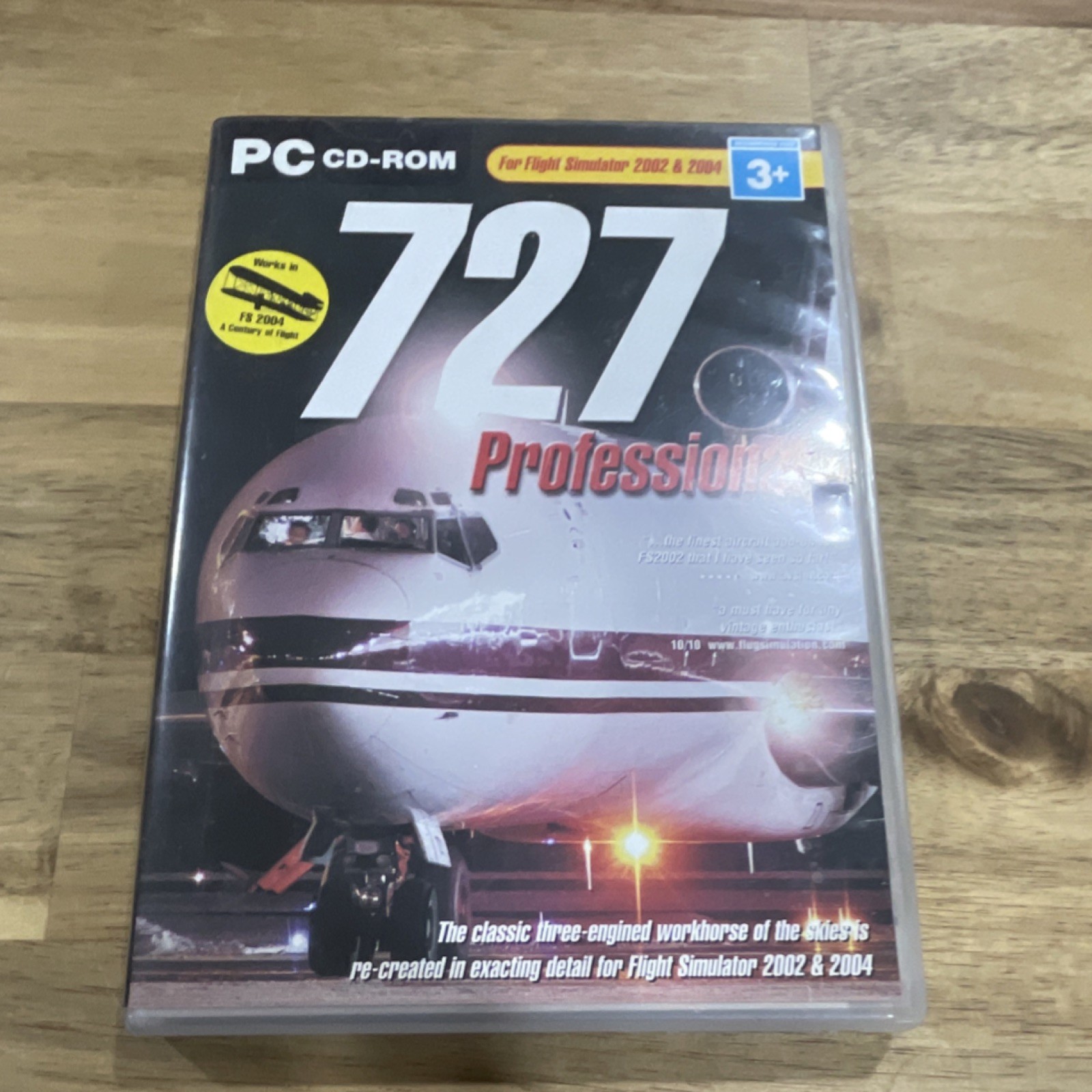 Just Flight 727 Professional Flight Simulator 2002/2004 PC CD-ROM Software