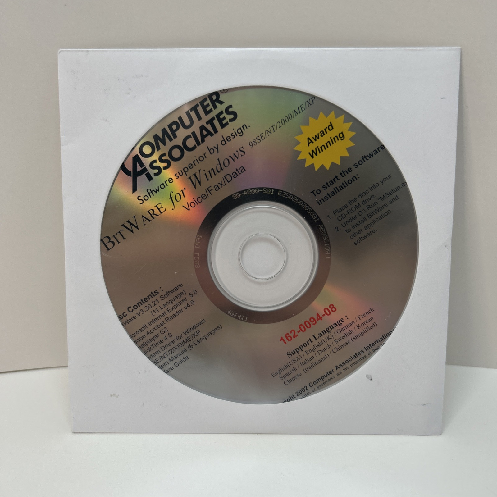 Computer Associates BitWare for Windows