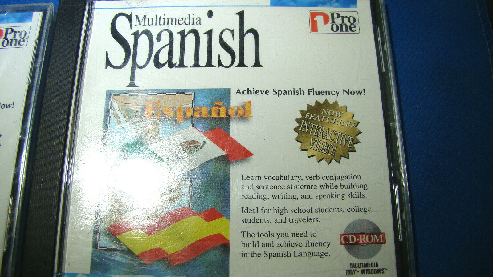 Pro One Spanish I, II, III, IV CD 1996 Multimedia Lot of 4 @G
