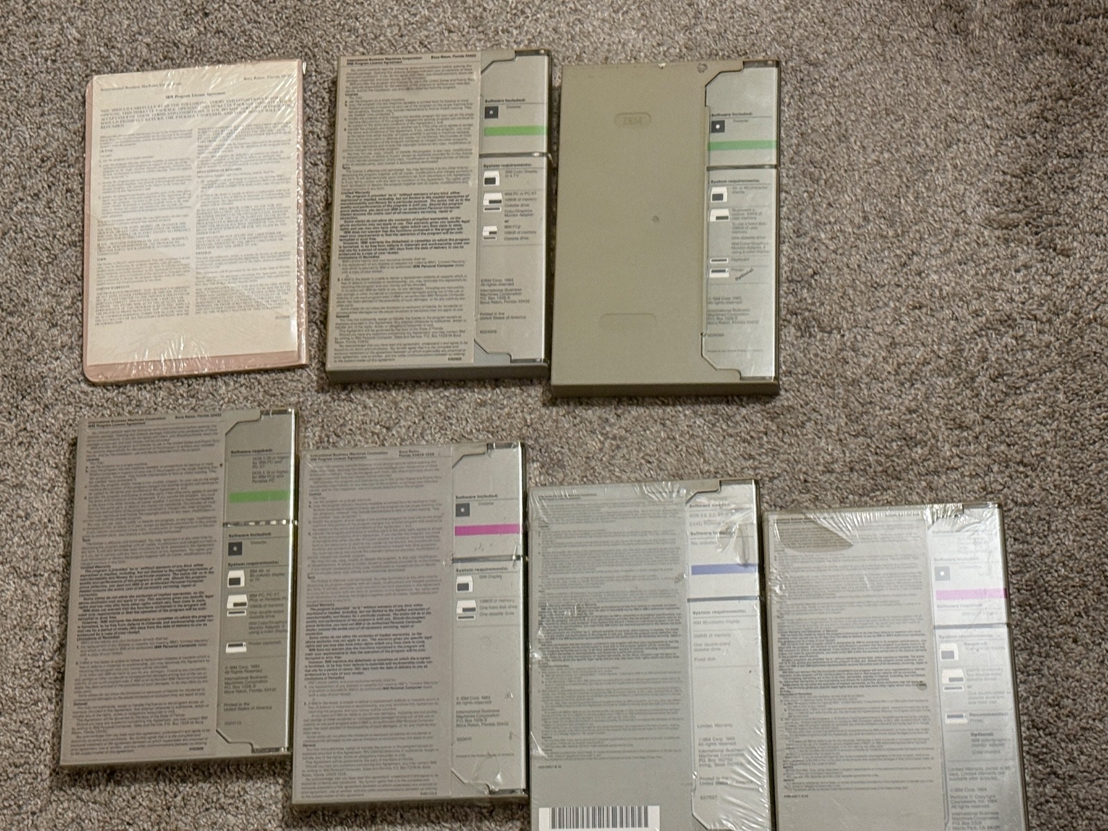 Vintage IBM PC Software Lot – MOST SEALED NEW IN BOX
