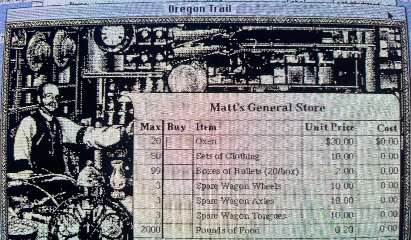OREGON TRAIL – Early Mac Games on Floppy Disks: Retro / Vintage Software 🍎➕🍏