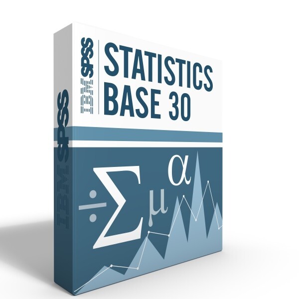 SPSS Statistics Grad Pack 30.0 Base Windows or Mac 12 month License