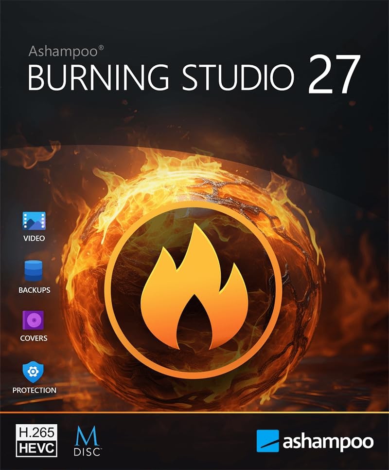 CD DVD Burning Software Ashampoo Studio 27 Digital Download Key