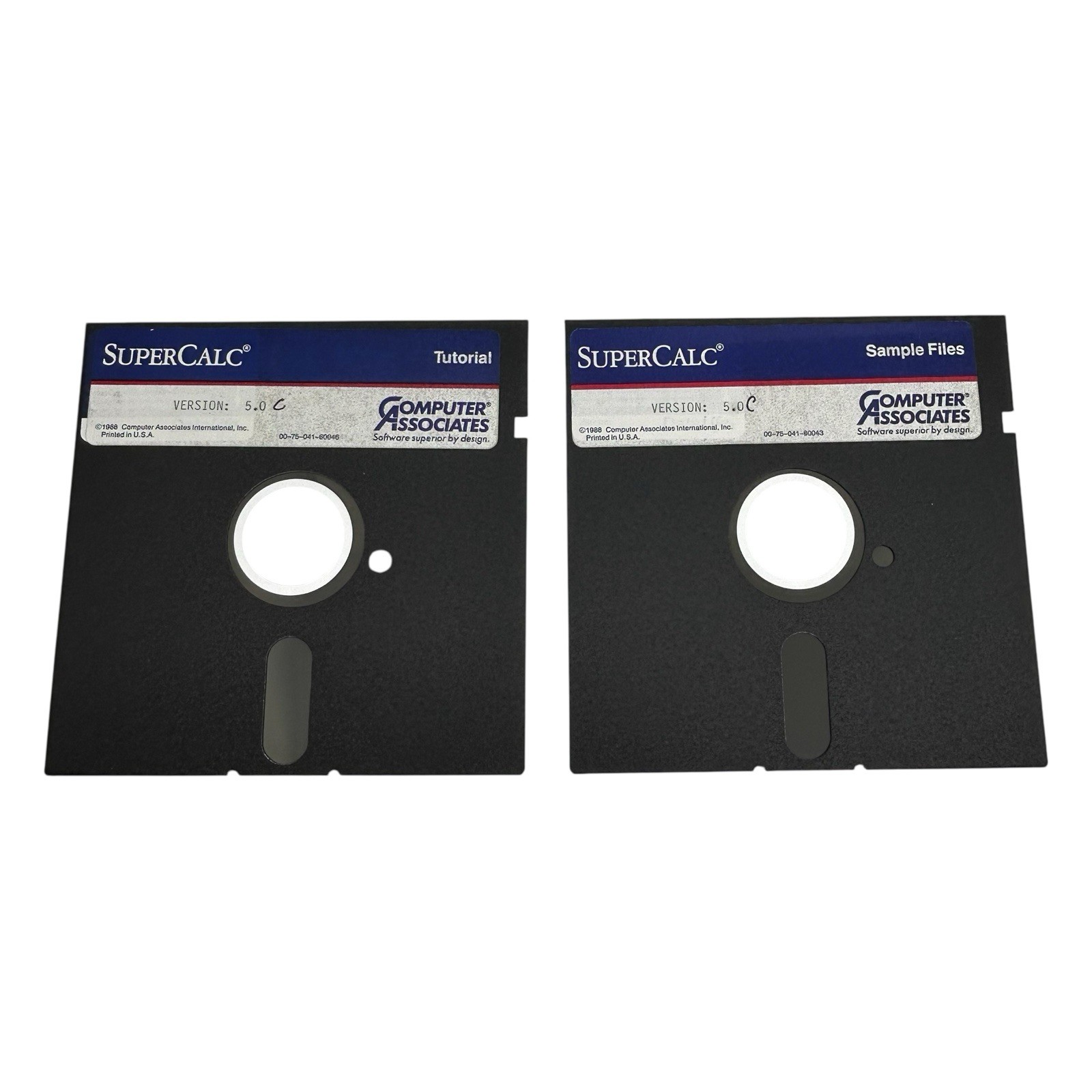 SuperCalc Version 5.0 1988 Computer Associates Complete w/ Guides & 5.25” Disks