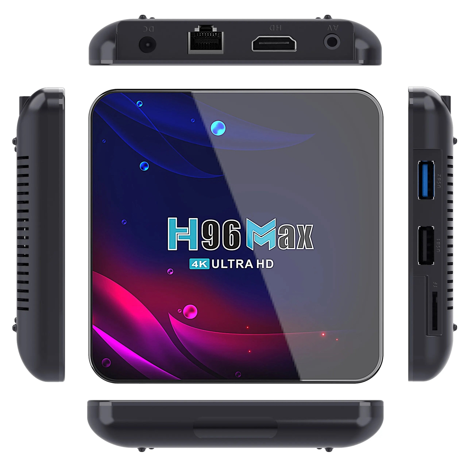 H96 Max V11 Smart TV BOX Android 11 4GB RAM Rockchip 3318 4K Google 3D Video