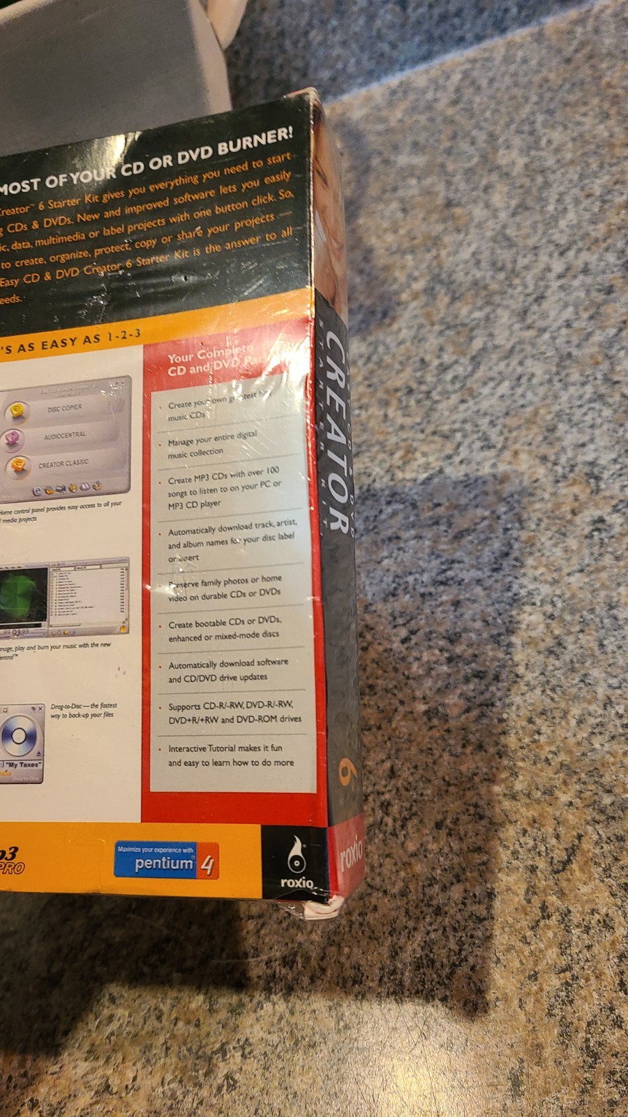 Roxio Easy CD & DVD Creator 6 Version – Digital Media Suite Windows (C10)