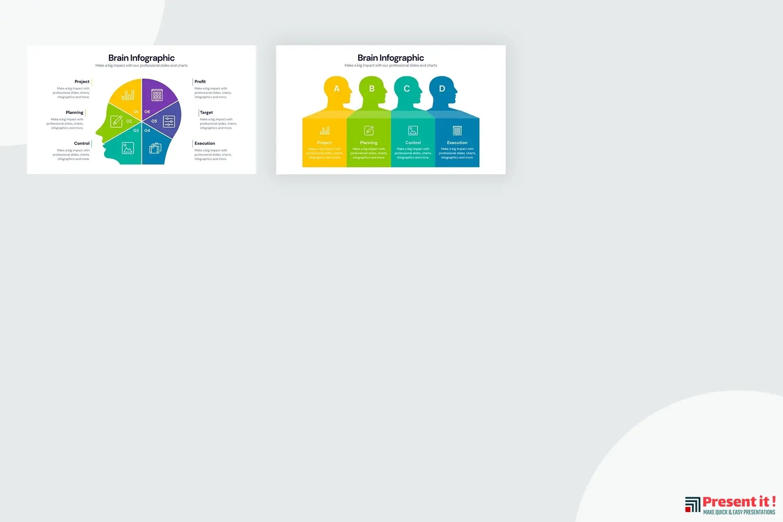 Brain Power Infographic Template