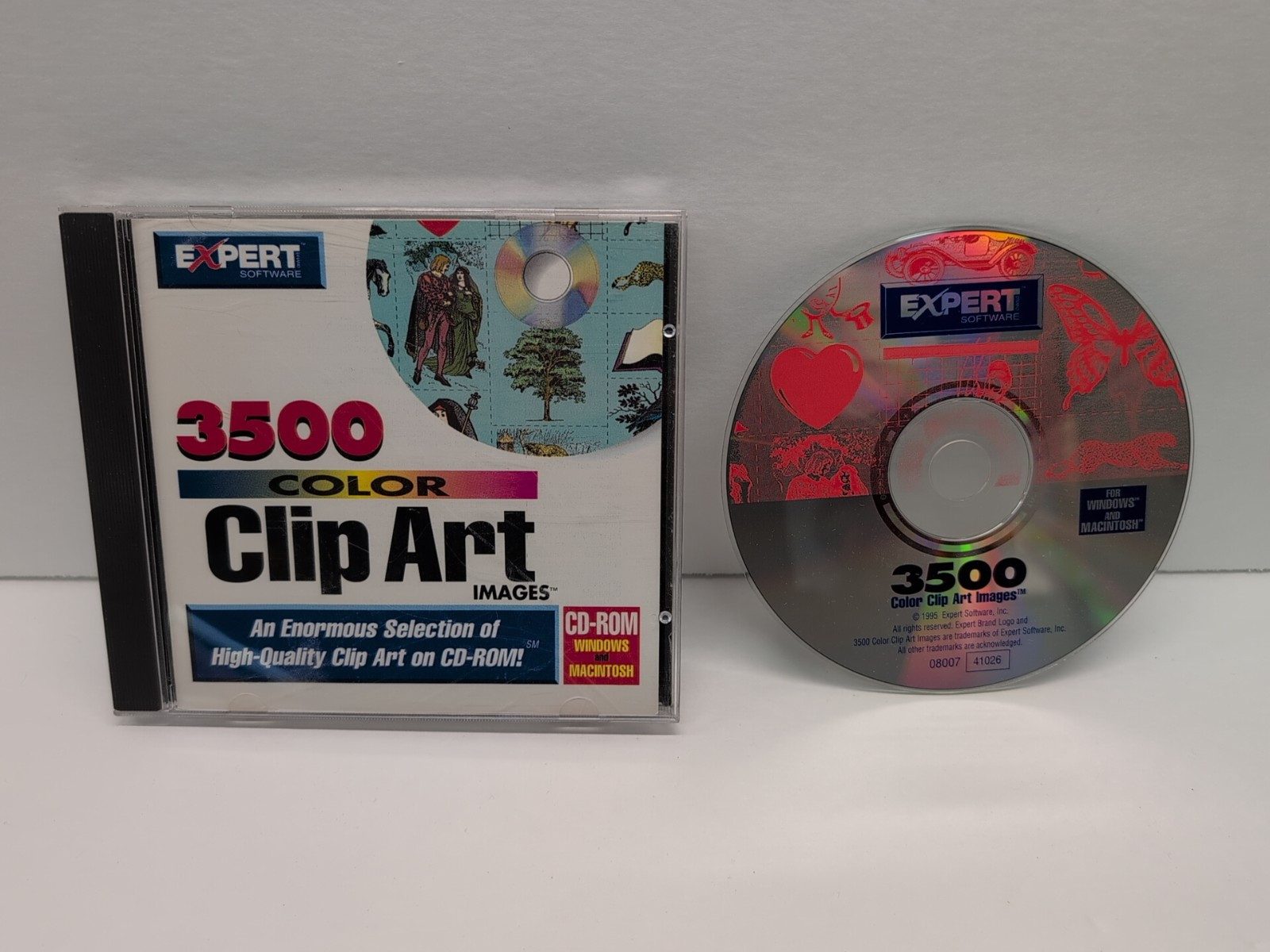 EXPERT Software Vintage 3500 Color Clip Art Images CD PC And MAC